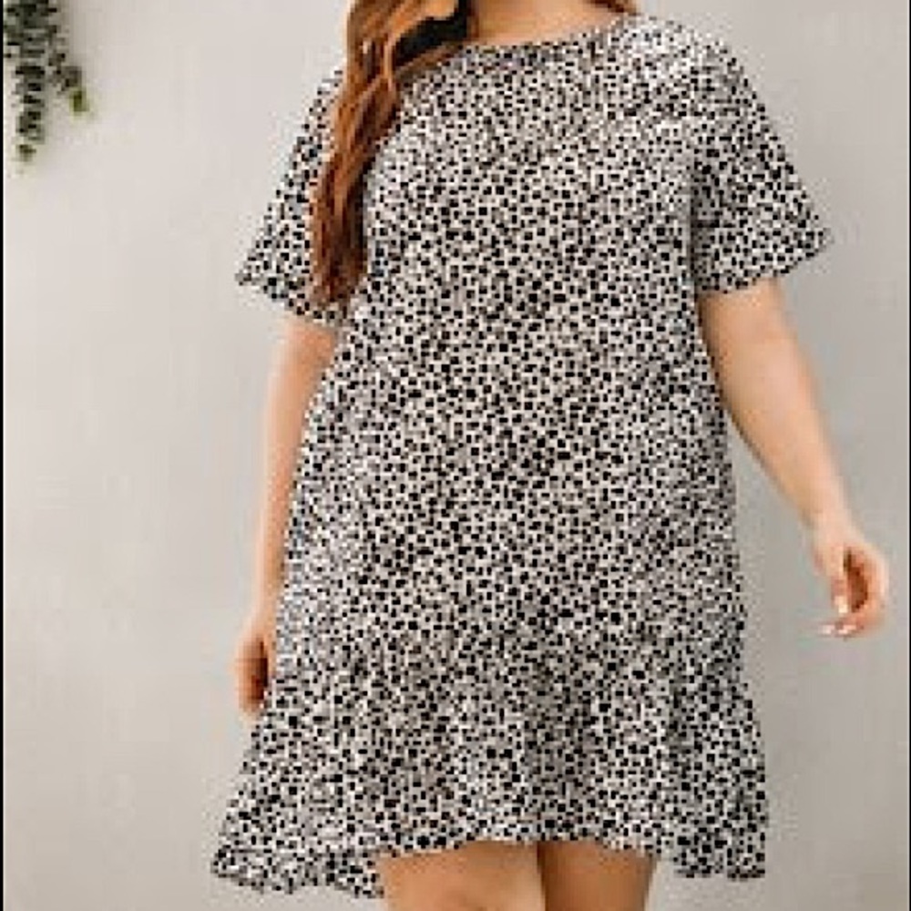 Animal print dress Plus Size